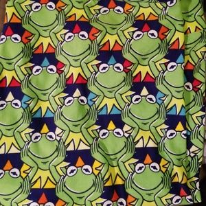 Kermit Tall Curvy Lularoe Leggings NEVER WORN